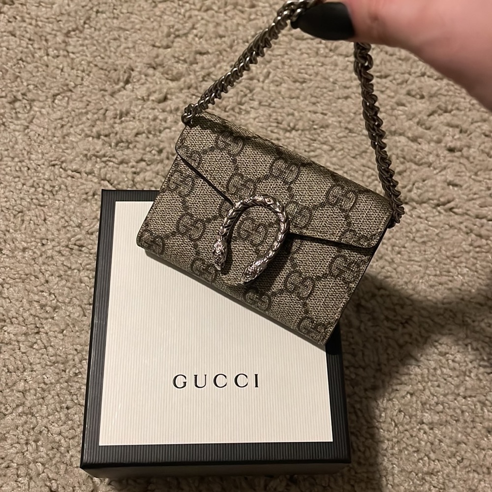 AUTHENTIC Dionysus Supreme GG Card Wallet
